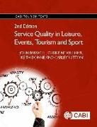 Service Quality in Leisure, Events, Tourism and Sport