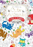 Cute Animals Postcard Book: Color by Numbers