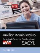 Auxiliar Administrativo, Servicio de Salud de Castilla y León (SACYL). Temario 2