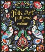 Folk Art Patterns to Colour