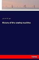History of the sewing machine