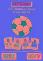 Let's Sign BSL Football Signs Flashcards