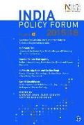 India Policy Forum 2015-16