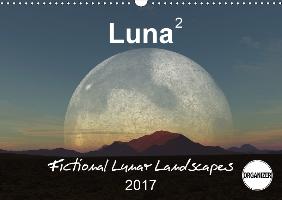 Luna 2 - fictional lunar landscapes (Wall Calendar 2017 DIN A3 Landscape)