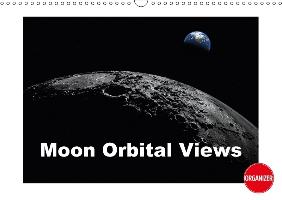 Moon Orbital Views (Wall Calendar 2017 DIN A3 Landscape)