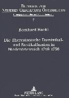 Die Theresianische Dominikal- und Rustikalfassion in Niederösterreich 1748-1756