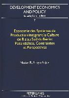 Economie des systèmes de production intégrant la culture de riz au sud du Bénin:. Potentialités, contraintes et perspectives