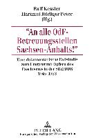 «An alle OdF-Betreuungsstellen Sachsen-Anhalts!»