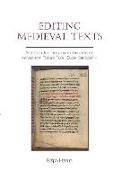 Editing Medieval Texts