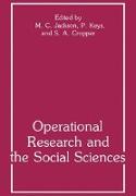 Operational Research and the Social Sciences