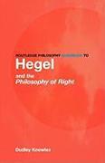 Routledge Philosophy GuideBook to Hegel and the Philosophy of Right