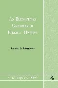 Elementary Grammar of Biblical Hebrew