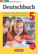 Deutschbuch, Sprach- und Lesebuch, Realschule Bayern 2017, 5. Jahrgangsstufe, Schulaufgabentrainer mit Lösungen