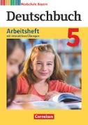 Deutschbuch, Sprach- und Lesebuch, Realschule Bayern 2017, 5. Jahrgangsstufe, Arbeitsheft mit interaktiven Übungen auf scook.de, Mit Lösungen