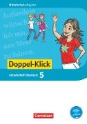 Doppel-Klick, Das Sprach- und Lesebuch, Mittelschule Bayern, 5. Jahrgangsstufe, Arbeitsheft mit Lösungen
