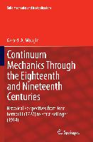 Continuum Mechanics Through the Eighteenth and Nineteenth Centuries