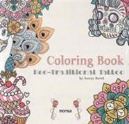 Coloring Book. Neo-Traditional Tattoo