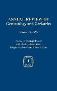 Annual Review of Gerontology and Geriatrics, Volume 16, 1996