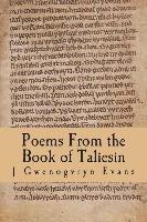 Poems from the Book of Taliesin