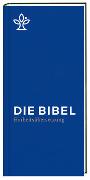 Die Bibel. Taschenausgabe blau mit Reißverschluss