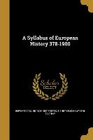 SYLLABUS OF EUROPEAN HIST 378-