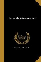 Les petits poèmes grecs