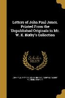 LETTERS OF JOHN PAUL JONES PRI