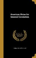 AMER NOTES FOR GENERAL CIRCULA