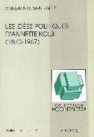 Les idées politiques d'Annette Kolb (1870-1967)