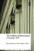 The Problem of International Investment 1937