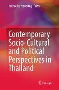 Contemporary Socio-Cultural and Political Perspectives in Thailand