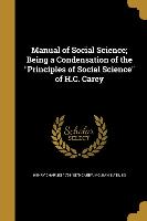 MANUAL OF SOCIAL SCIENCE BEING