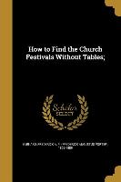 HT FIND THE CHURCH FESTIVALS W