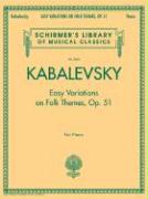 Easy Variations on Folk Themes, Op. 51: Schirmer Library of Classics Volume 2060