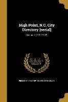 High Point, N.C. City Directory [serial], Volume 6 (1921/1922)