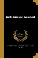 KANTS CRITIQUE OF JUDGEMENT
