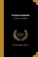 SCRIPTURE BAPTISM