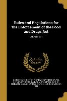 Rules and Regulations for the Enforcement of the Food and Drugs Act, Volume no.21