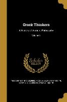 Greek Thinkers: A History of Ancient Philosophy, Volume 2