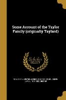 Some Account of the Taylor Family (originally Taylard)