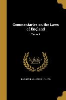 Commentaries on the Laws of England, Volume 1