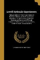 LOWELL HYDRAULIC EXPERIMENTS