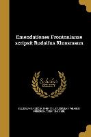 Emendationes Frontonianae scripsit Rudolfus Klussmann