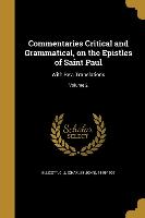 Commentaries Critical and Grammatical, on the Epistles of Saint Paul: With Rev. Translations, Volume 2