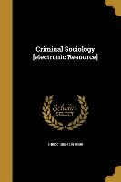 CRIMINAL SOCIOLOGY ELECTRONIC