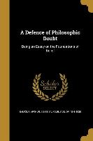 DEFENCE OF PHILOSOPHIC DOUBT