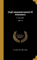 Degli ammaestramenti di letteratura: Libri quattro, Volume 3