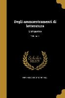 Degli ammaestramenti di letteratura: Libri quattro, Volume 4