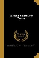 DE RERUM NATURA LIBER TERTIUS