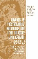 Advances in Prostaglandin, Leukotriene, and other Bioactive Lipid Research